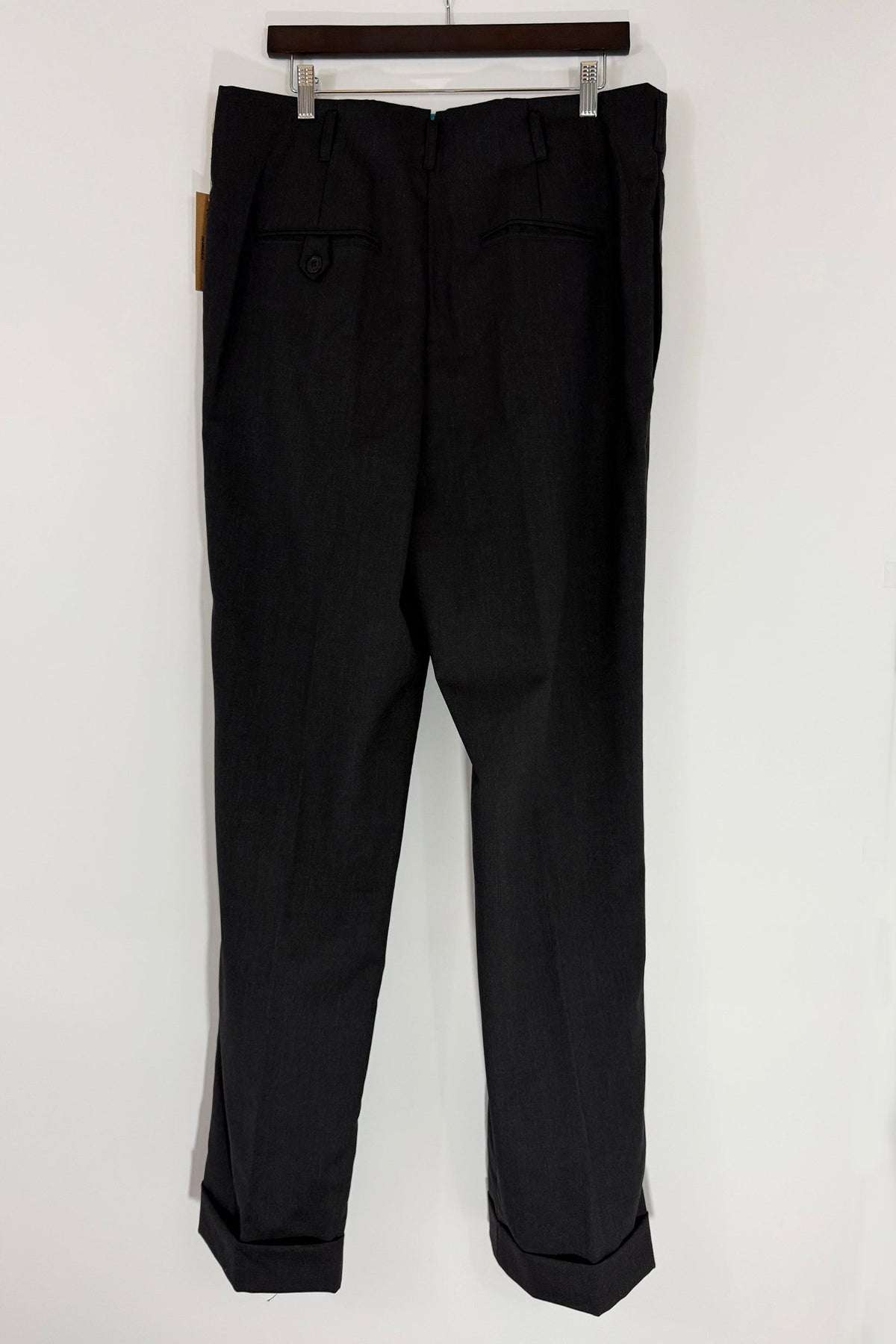 Eddie Men's High Waisted Hollywood Pant- Wash Black 32" Inseam