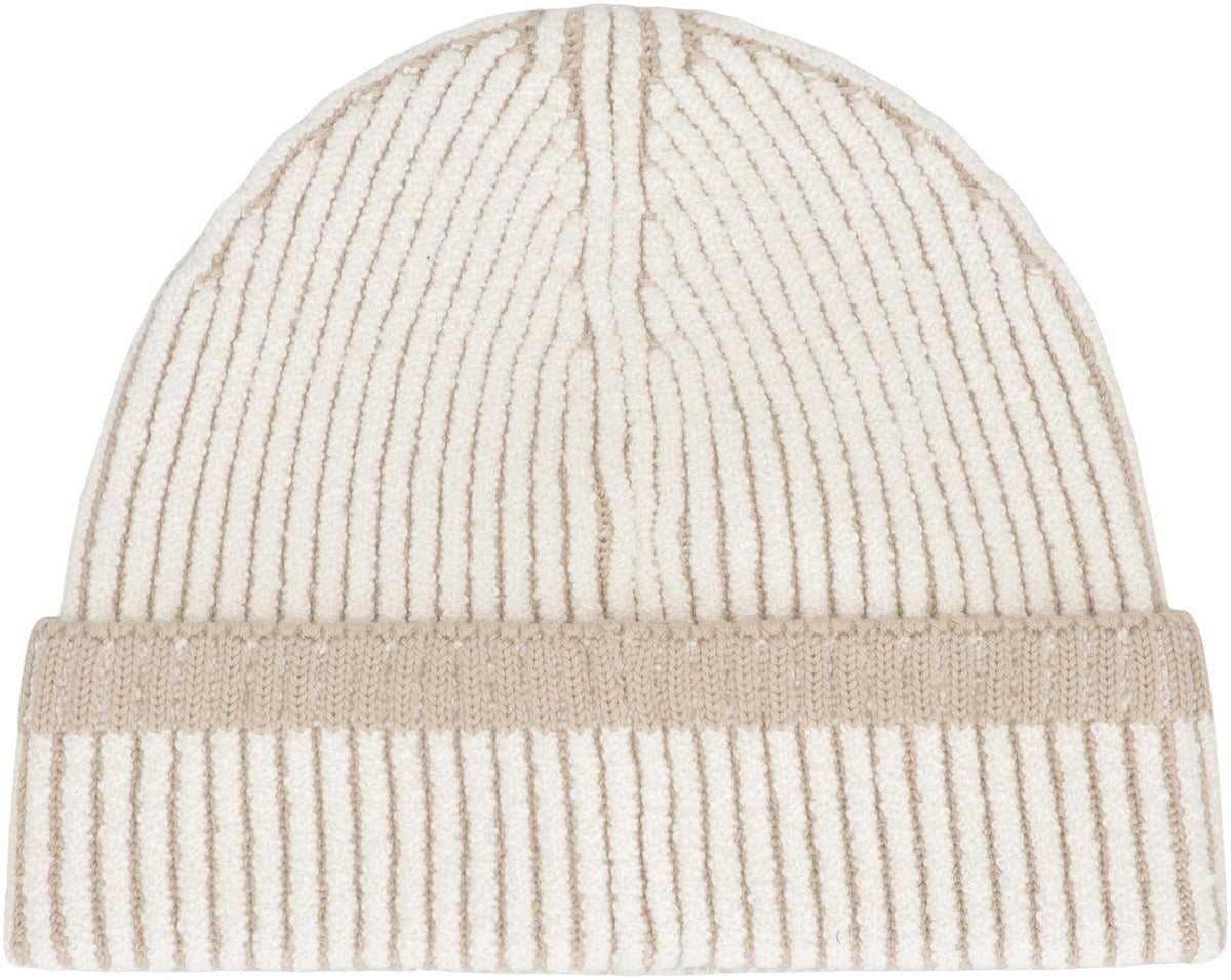 STONE ISLAND Ribbed Knit Hat - Men's