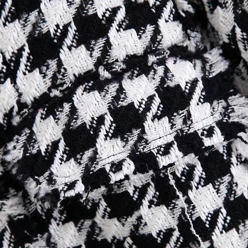 Women's Houndstooth Tweed Jacket