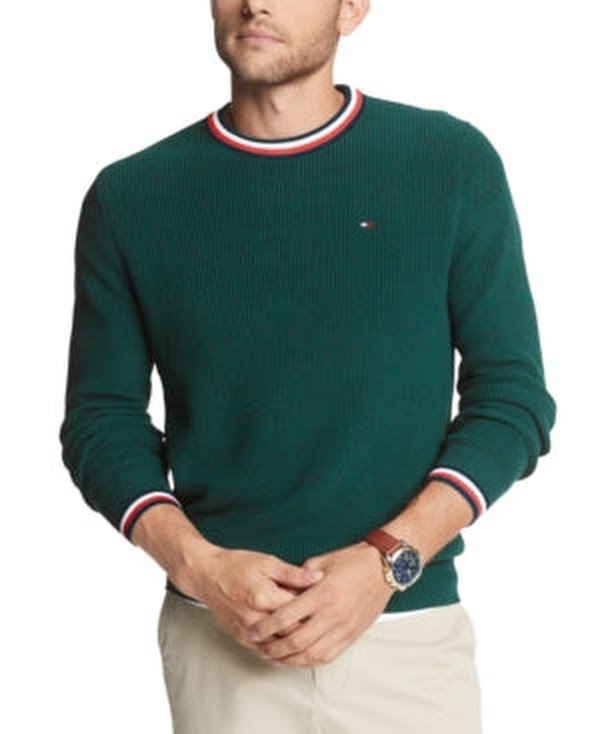 Tommy Hilfiger Men's Geneva Ribbed-Knit Sweater