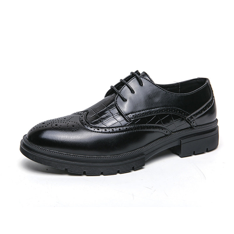 Men's British Low-Top Derby Shoes