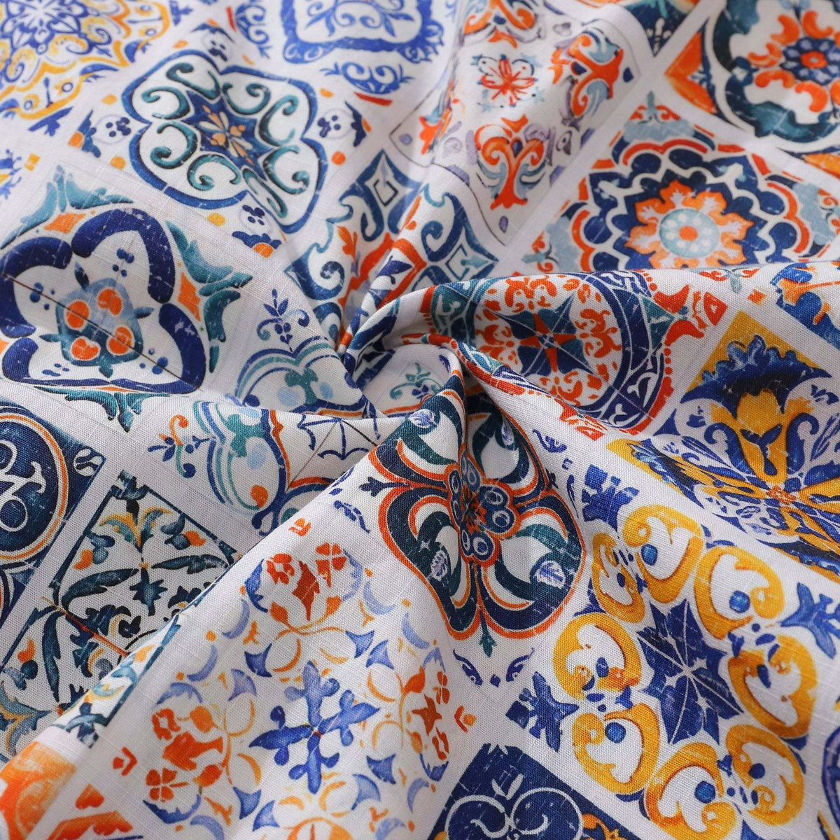 Men's Sicilian Print Cotton Shirt