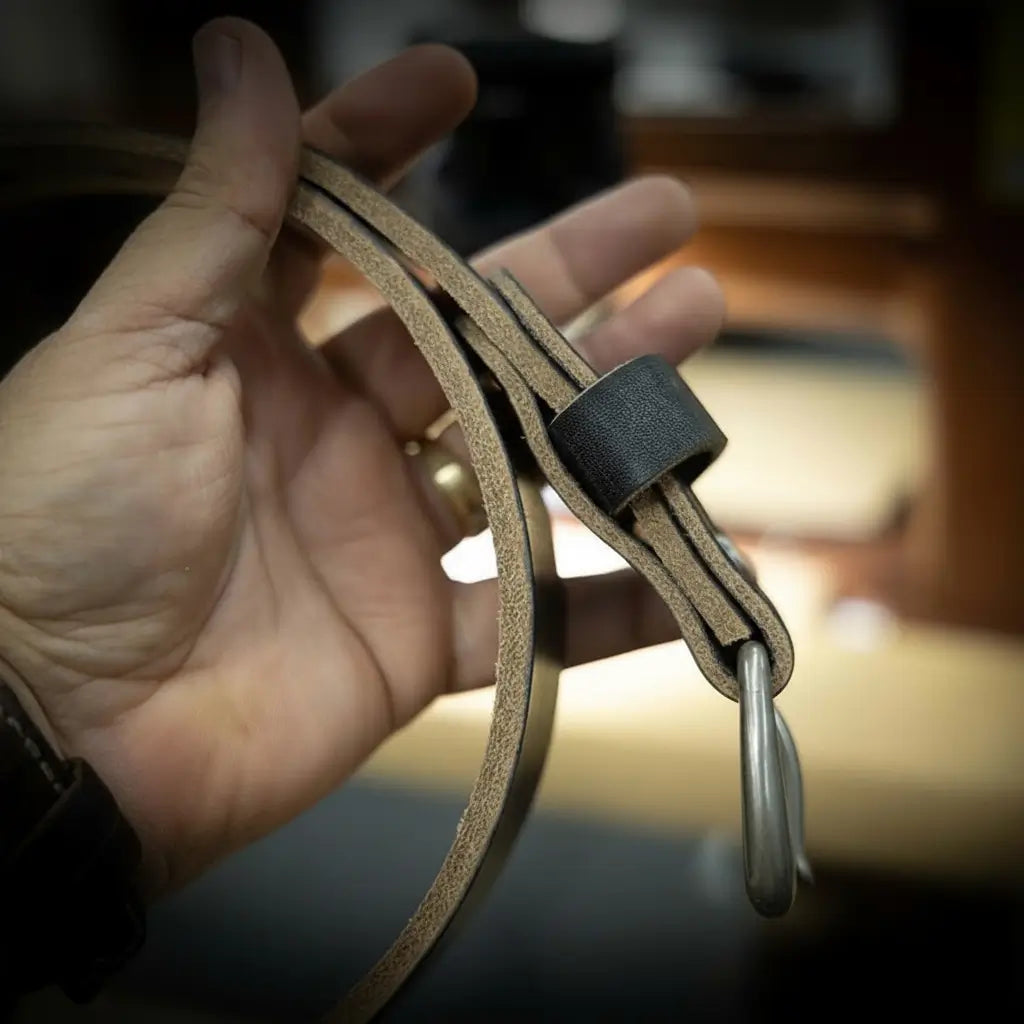 Full-Grain Leather Belt — Black