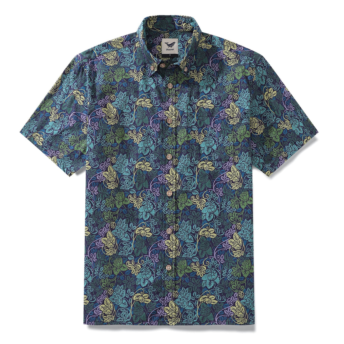 Men's Victorian Roses Cotton Shirt