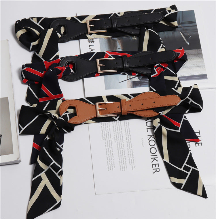 Women's Silk Scarf Belt