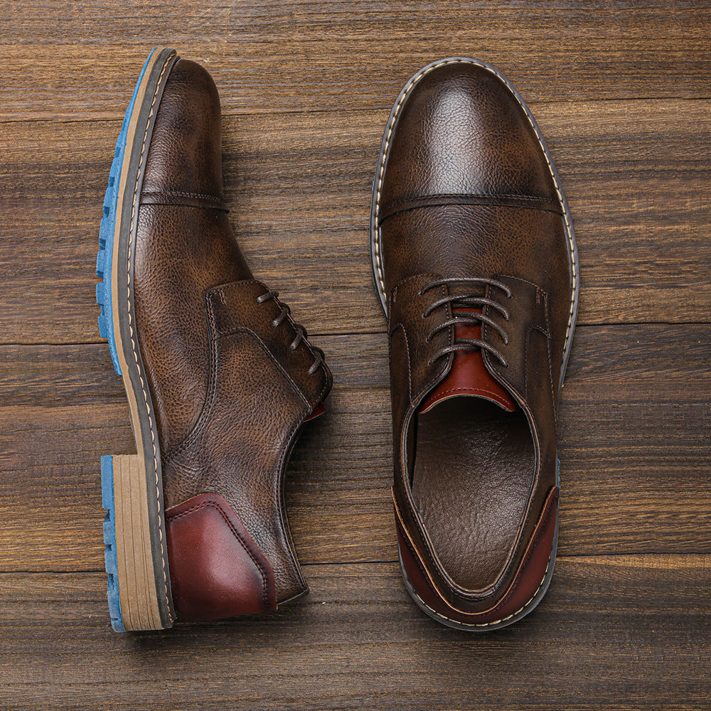 Men's Leather Derby Shoes