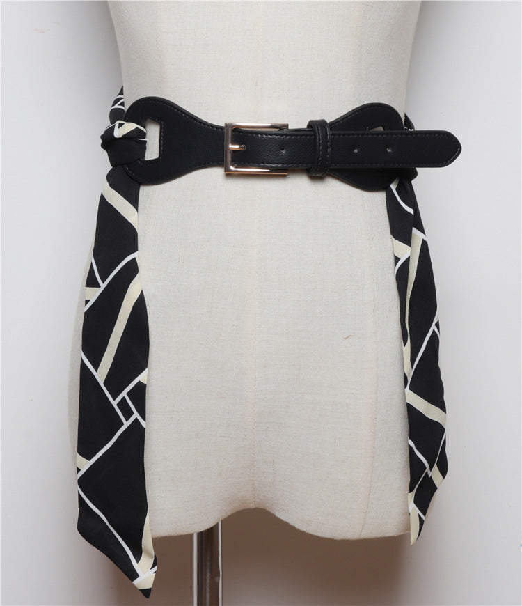 Women's Silk Scarf Belt