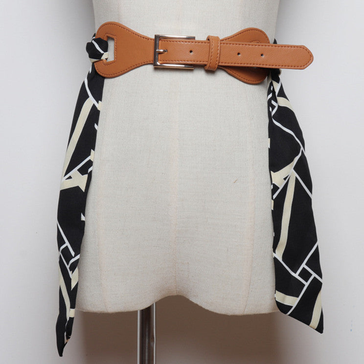 Women's Silk Scarf Belt