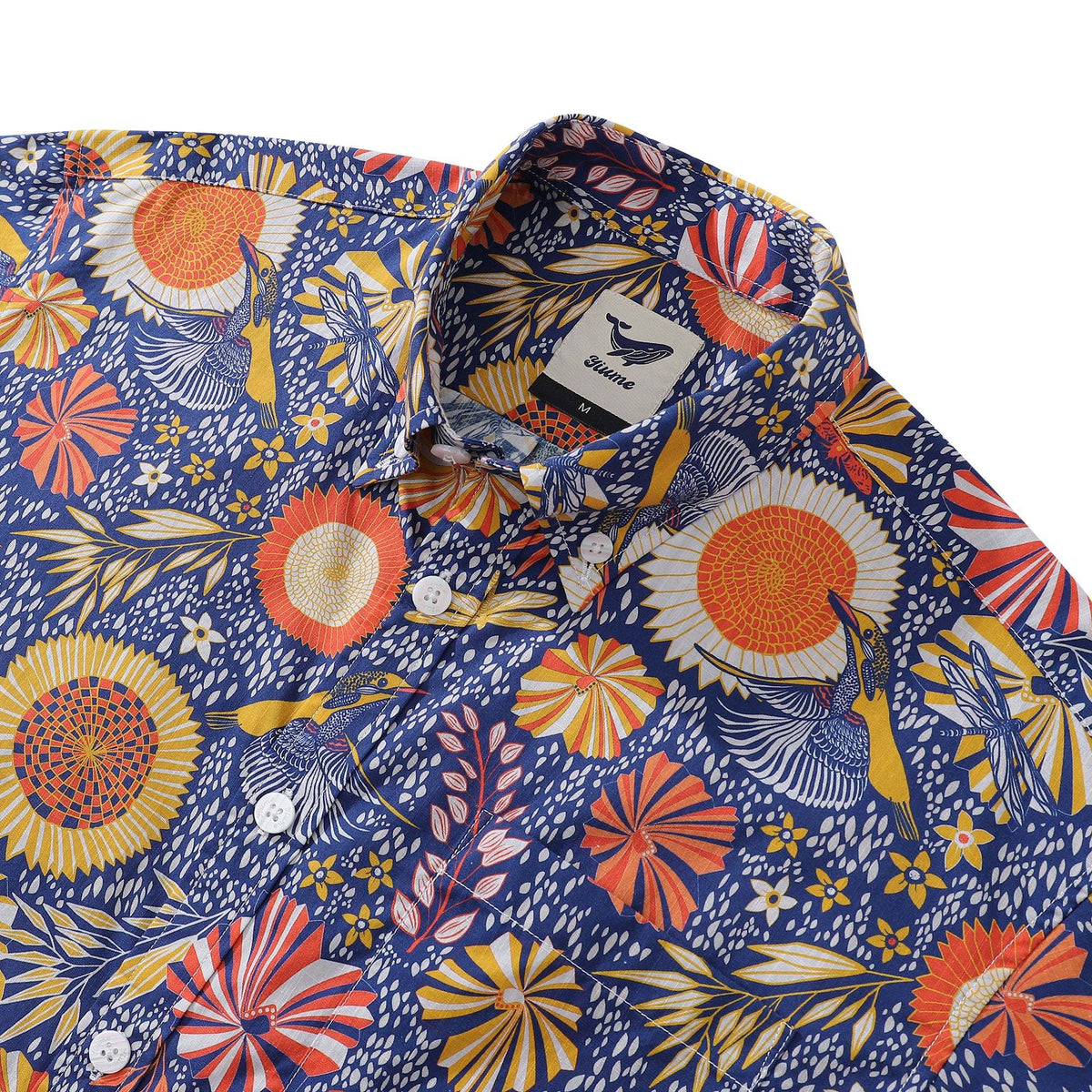Men's 1960s Kingfisher Floral Cotton Shirt