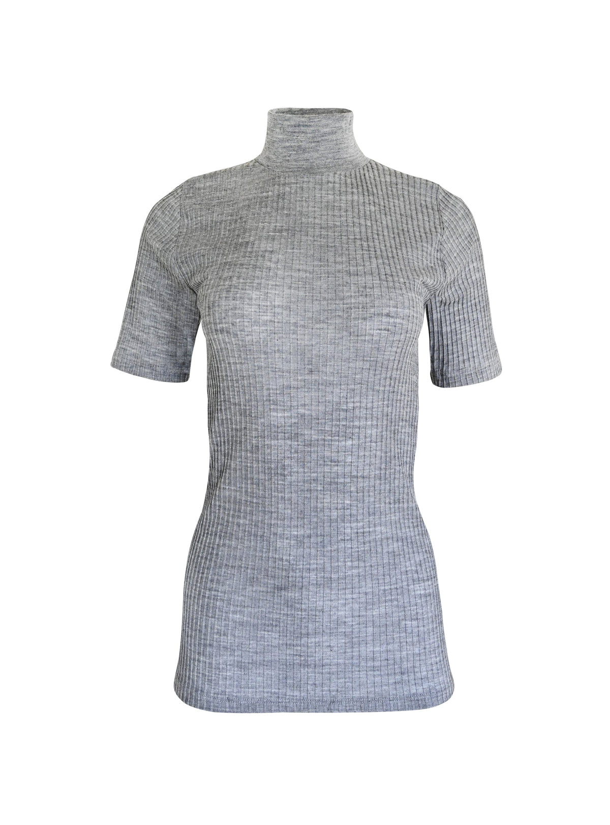 EGI Merino-Blend Short-Sleeve Knit Top (8218)