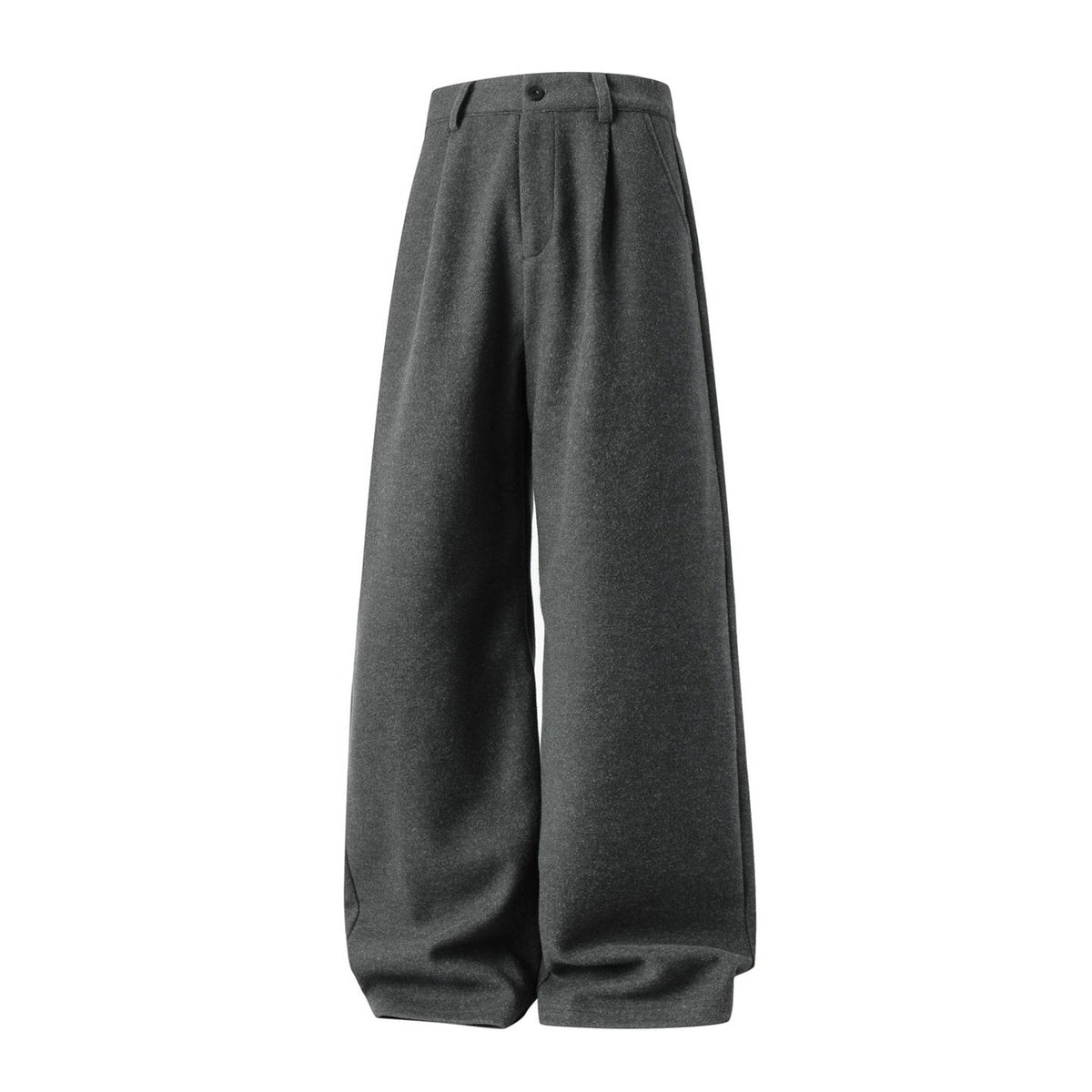 Men's Wool-Blend Pleated Trousers