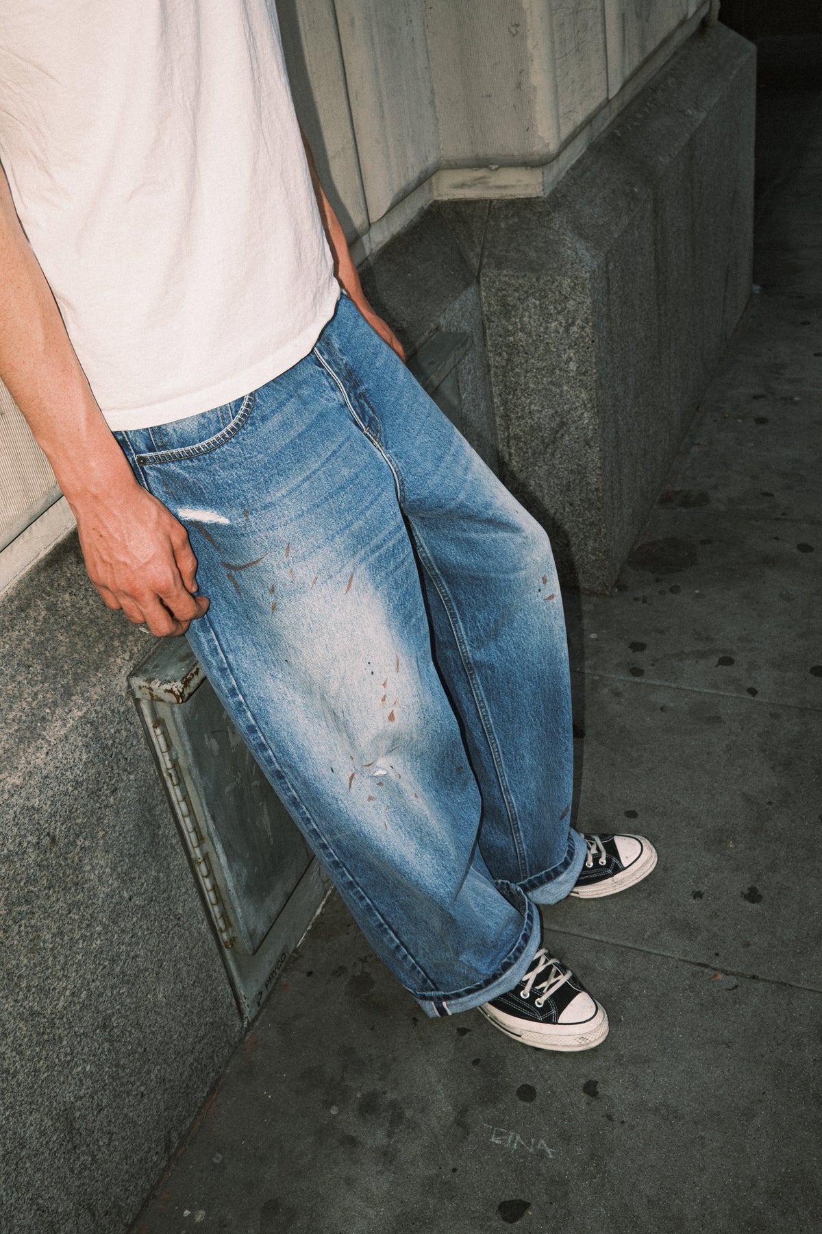 (JAPANESE SELVEDGE) TOPSTITCH DENIM
