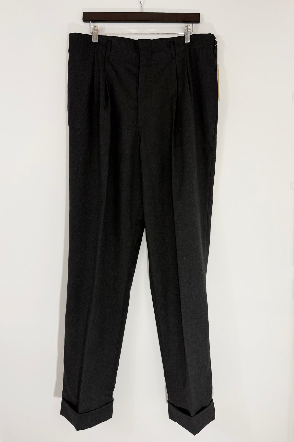 Eddie Men's High Waisted Hollywood Pant- Wash Black 32" Inseam