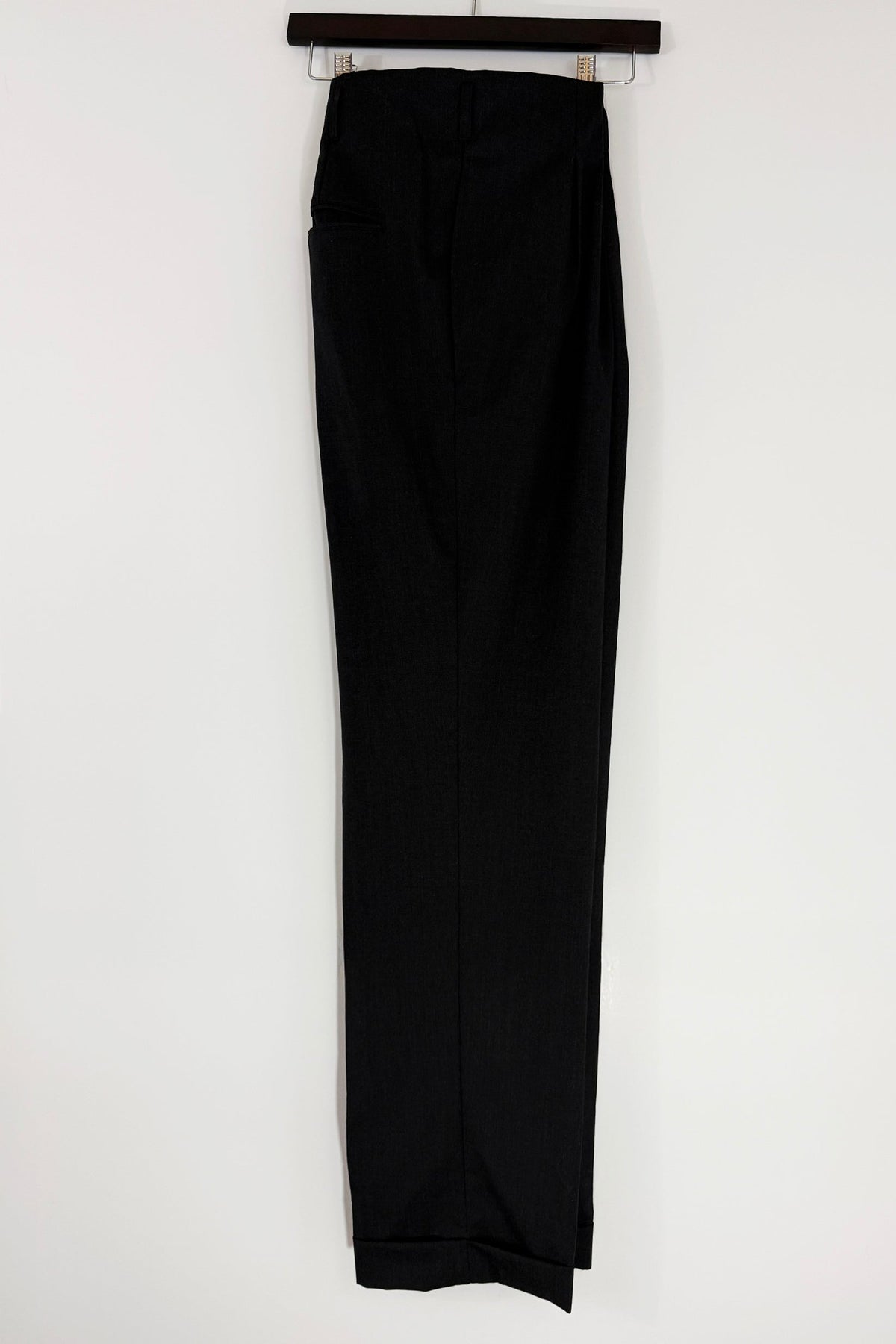 Eddie Men's High Waisted Hollywood Pant- Wash Black 32" Inseam