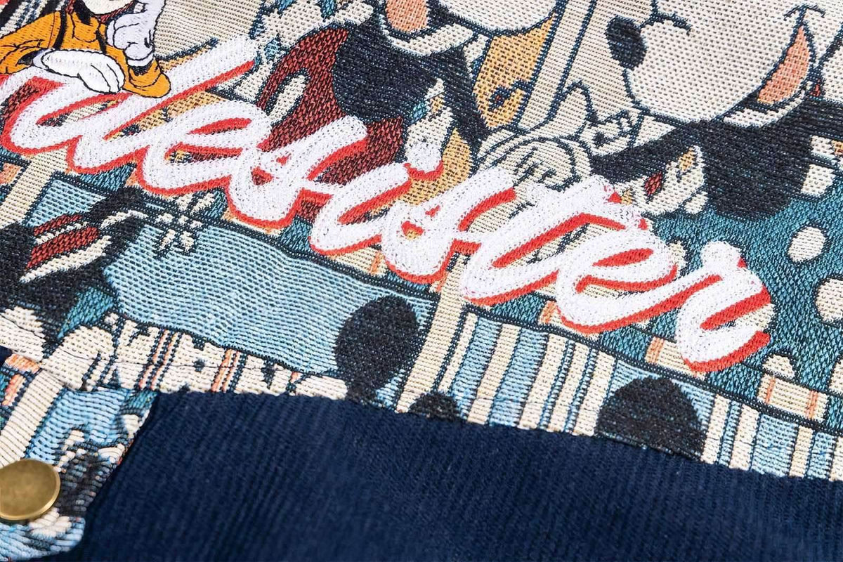 Retro Embroidered Baseball Bomber Jacket