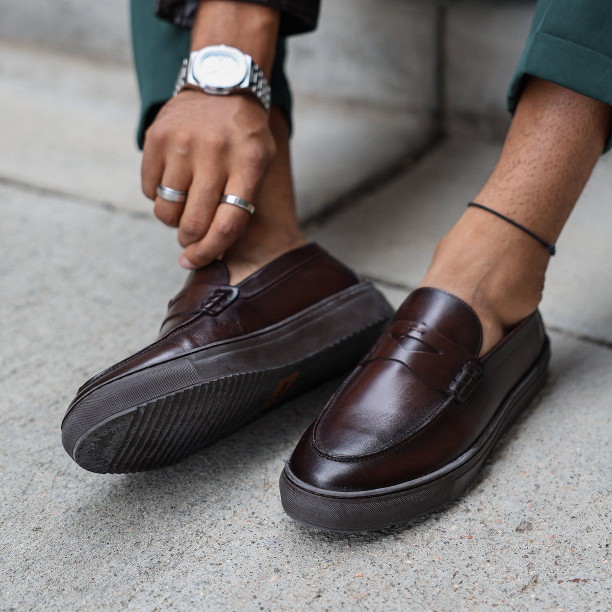 22's Penny Leather Low Top