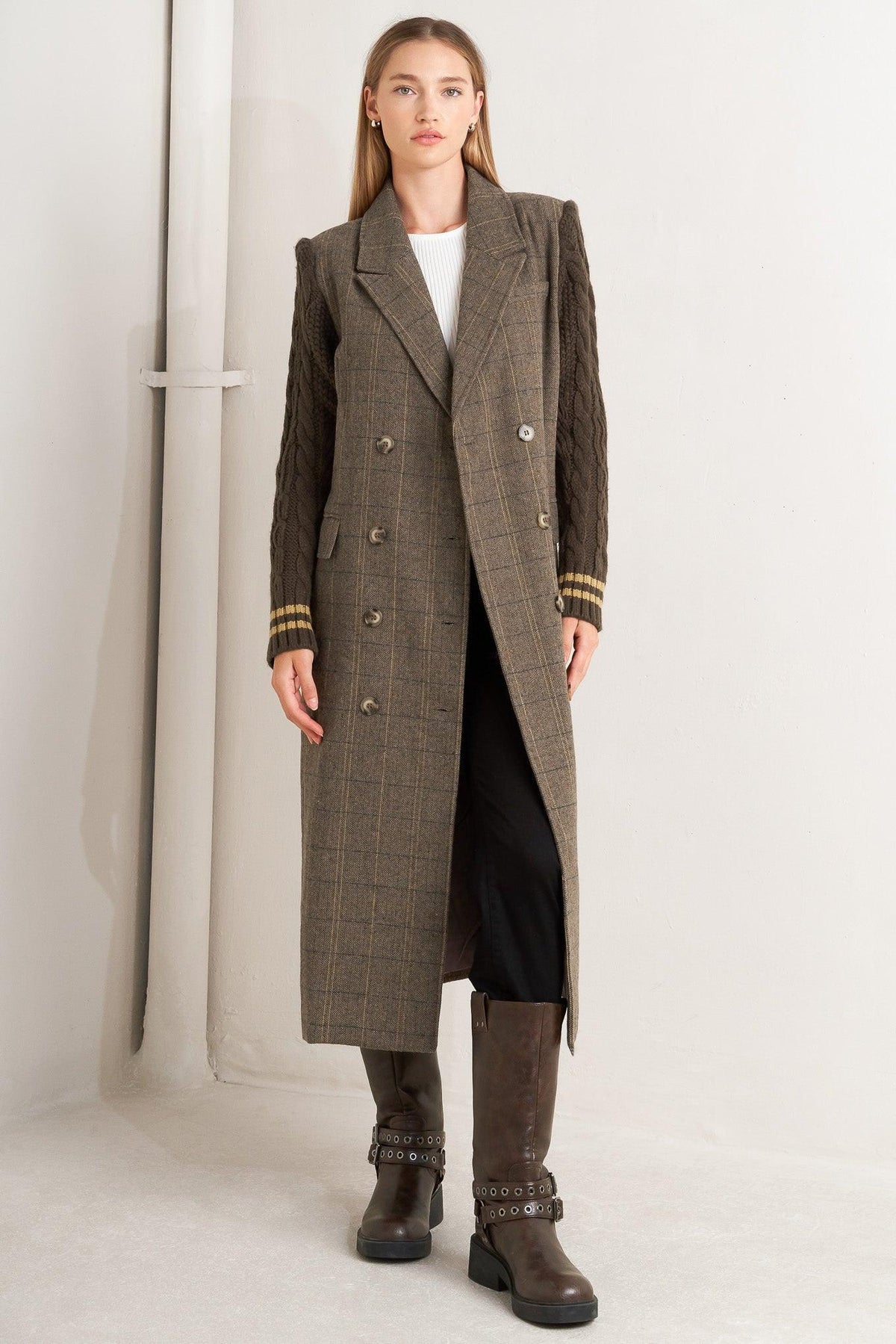 FIELDLINE HERITAGE WOVEN MIDI COAT