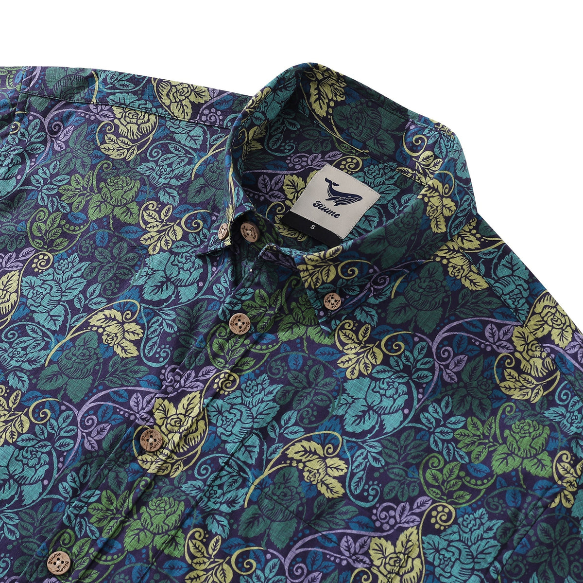 Men's Victorian Roses Cotton Shirt