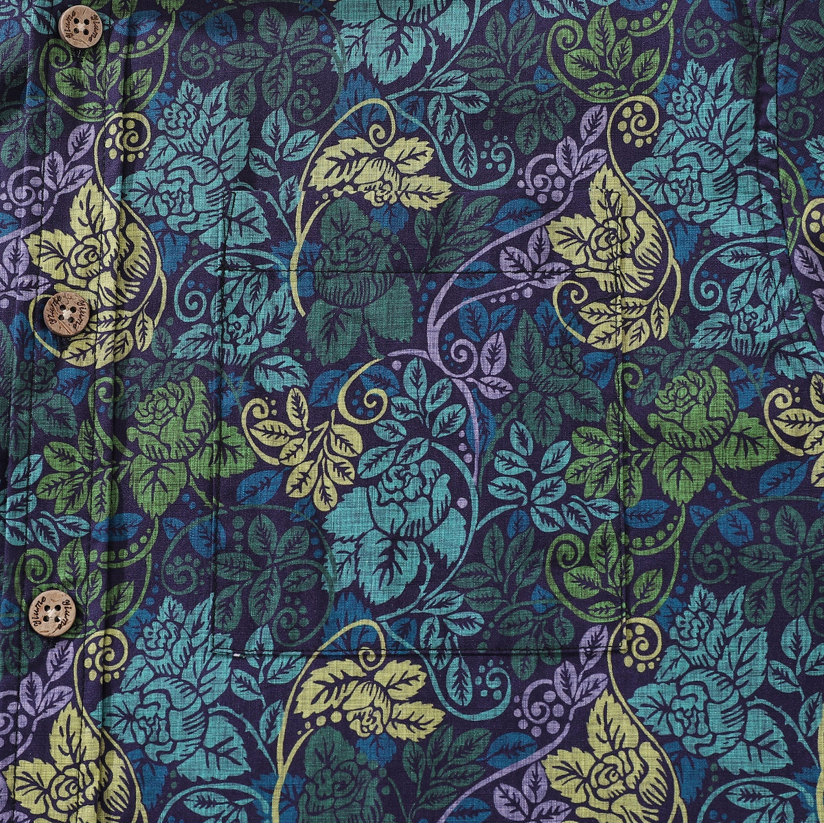Men's Victorian Roses Cotton Shirt