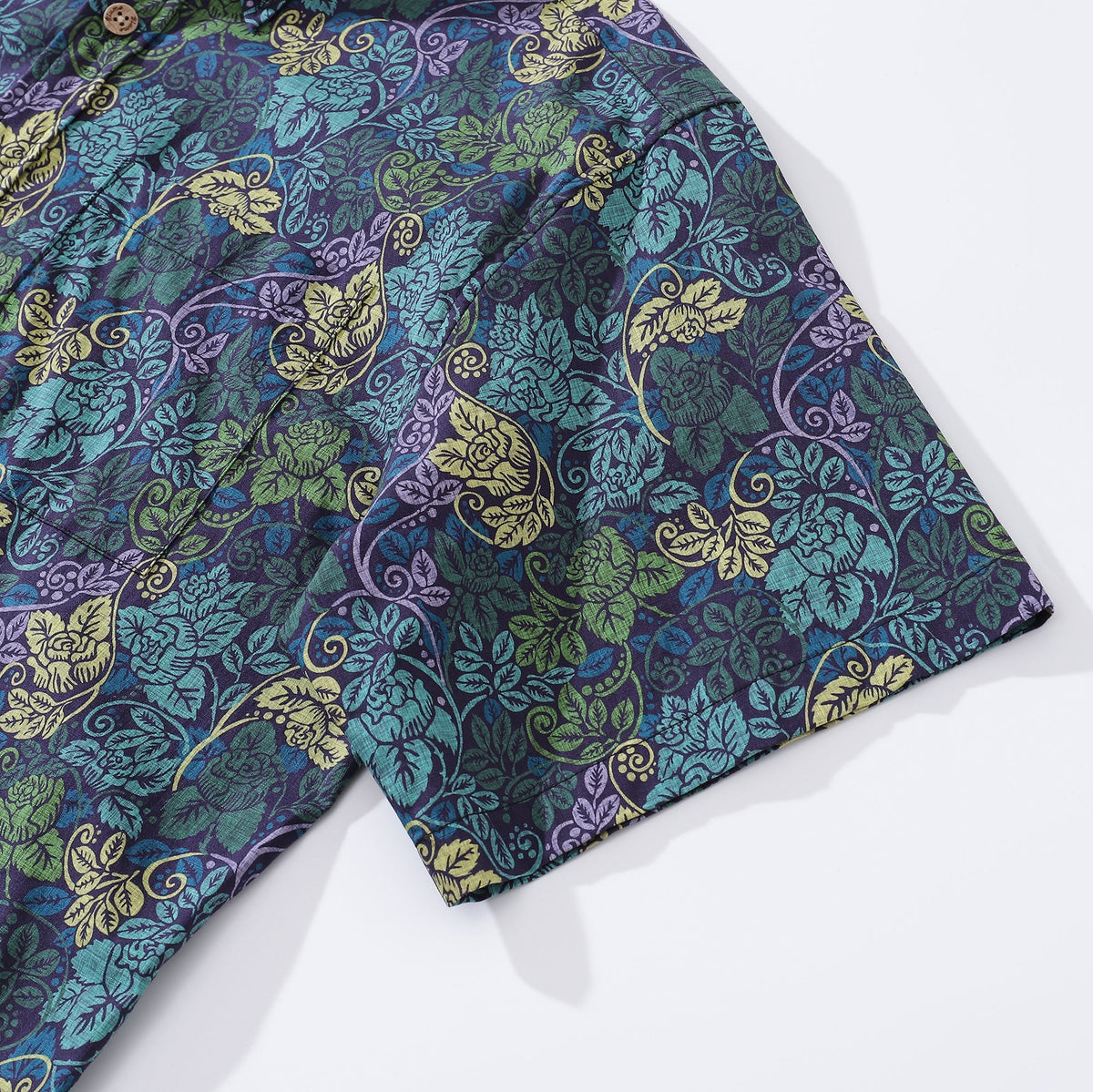Men's Victorian Roses Cotton Shirt