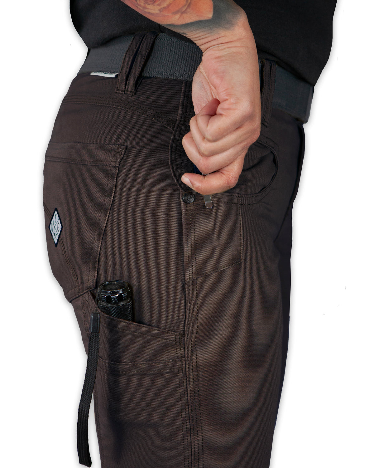 Kestral Women's Utility Pant — Dark Brown