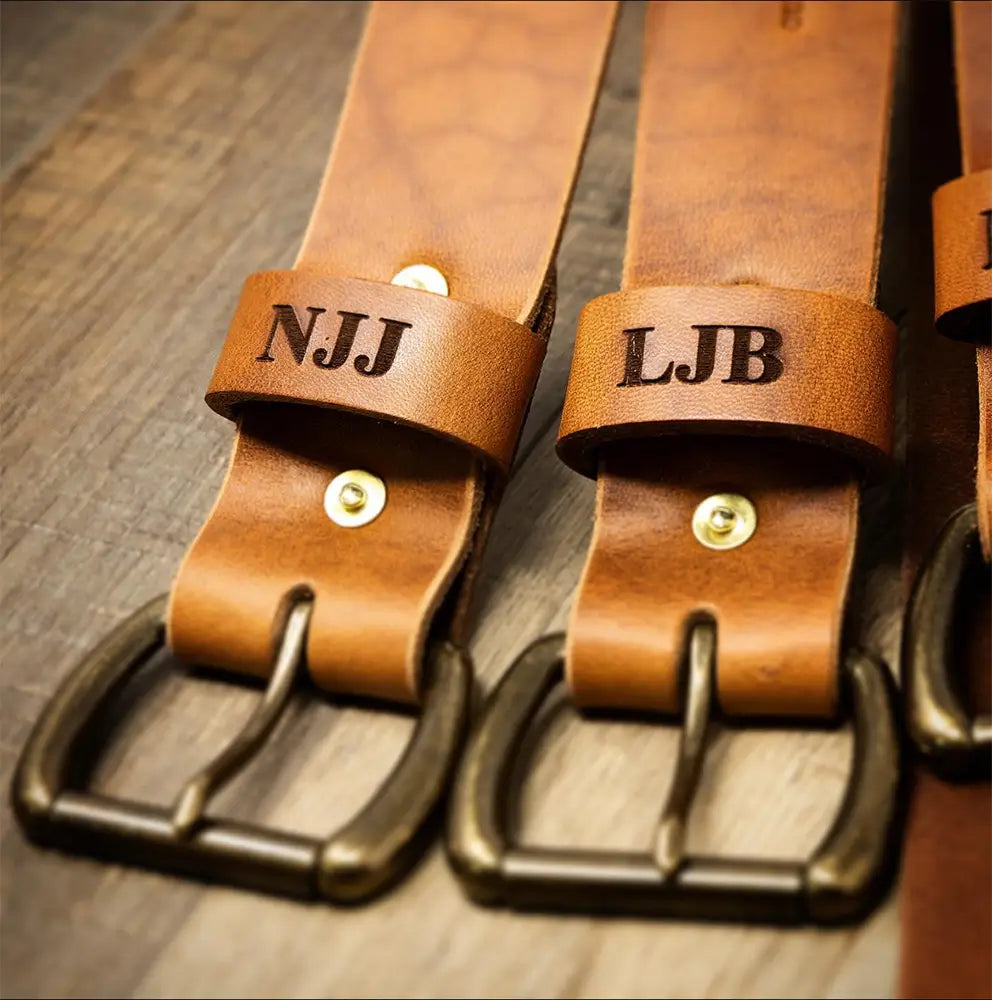 Full-Grain Leather Belt — Black