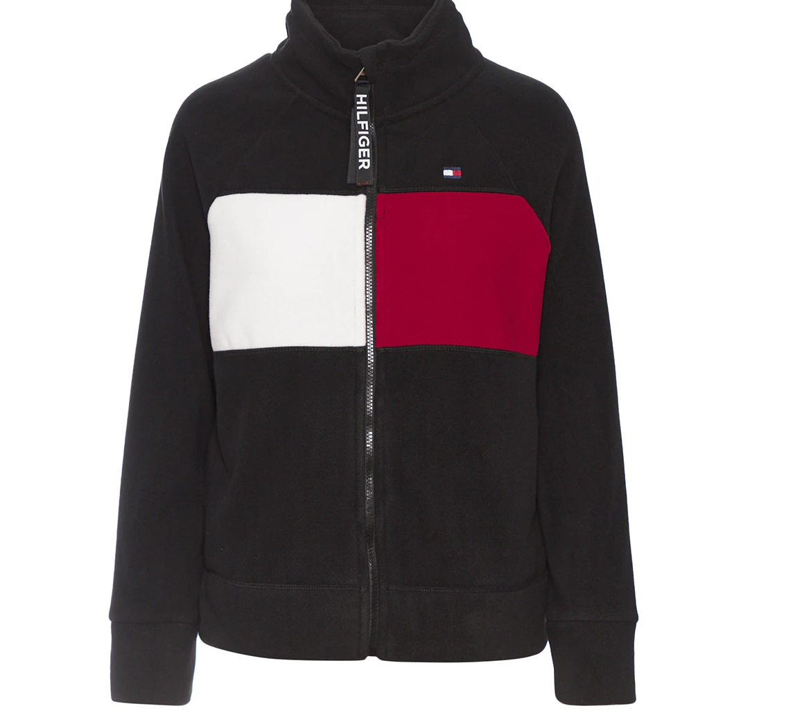 Tommy Hilfiger Sport Plus Size Colorblocked Hooded Jacket