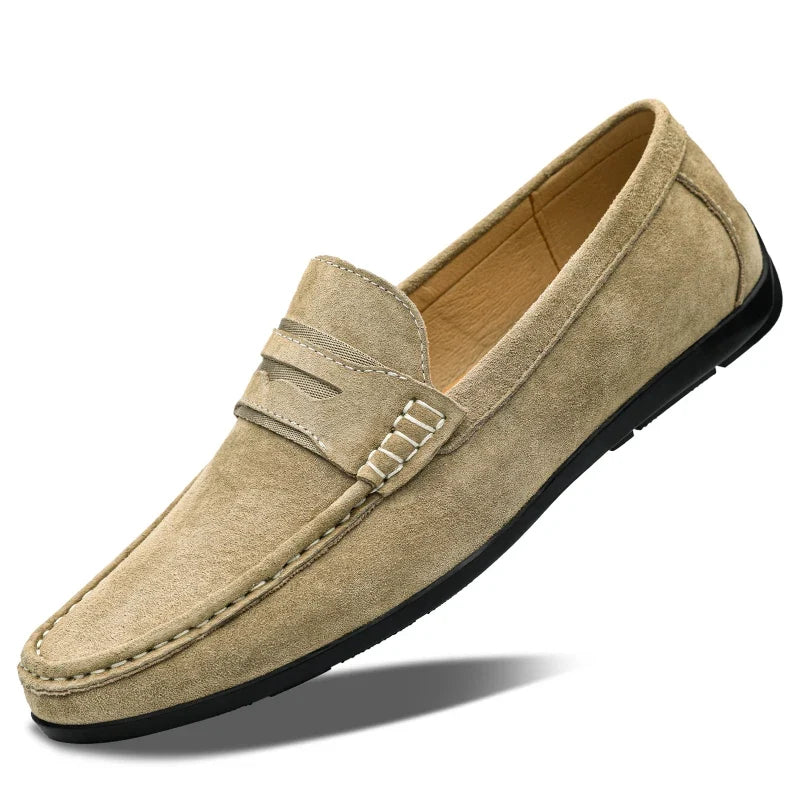 Men's Suede Driving Loafers