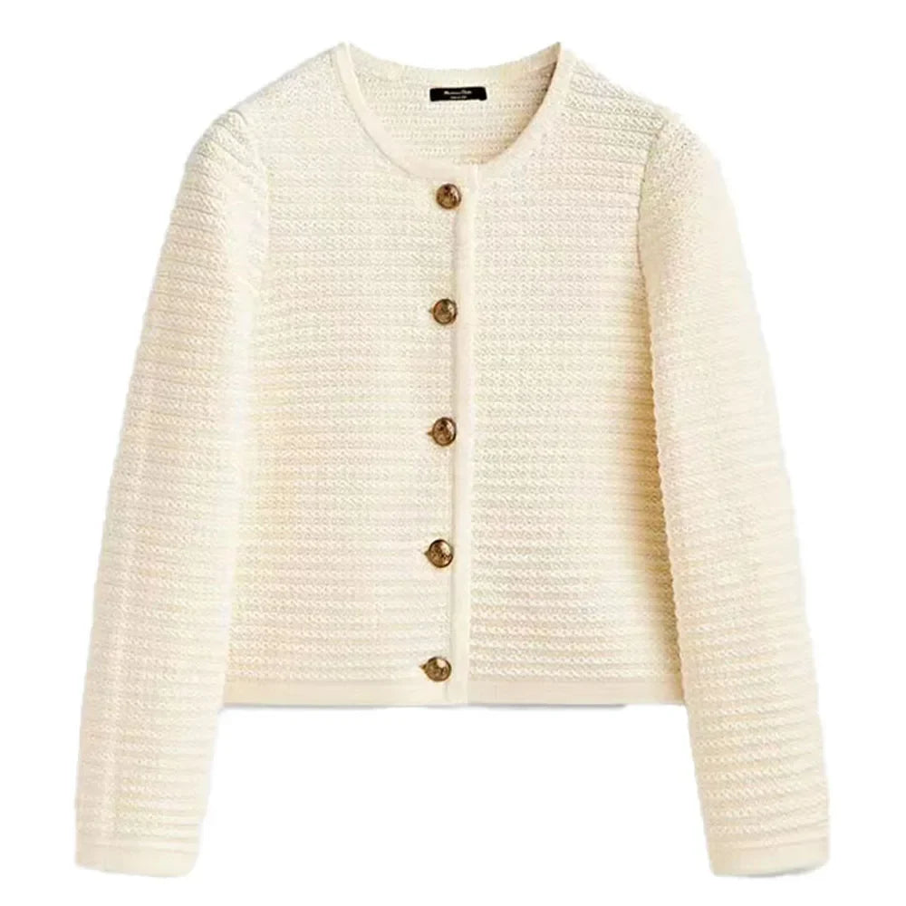 Women's Retro Button Cardigan