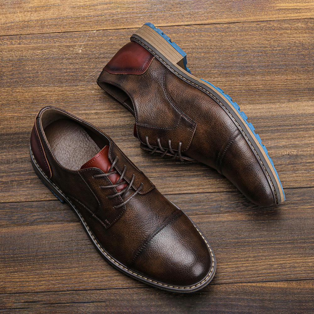 Men's Leather Derby Shoes