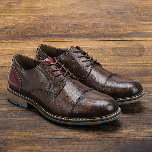 Men's Leather Derby Shoes