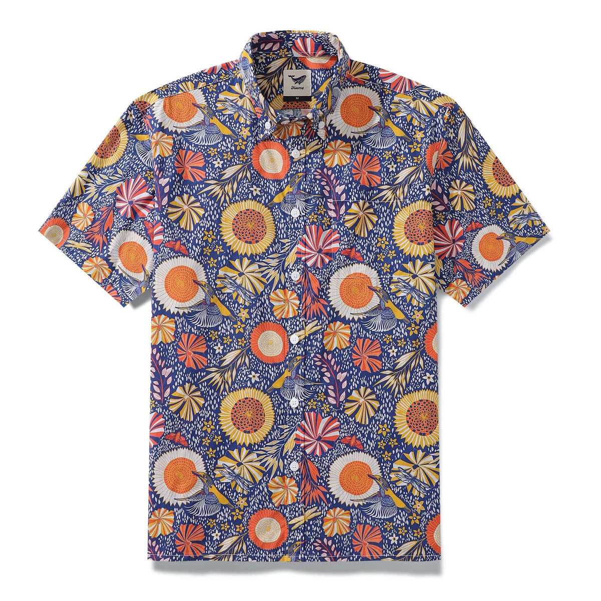 Men's 1960s Kingfisher Floral Cotton Shirt