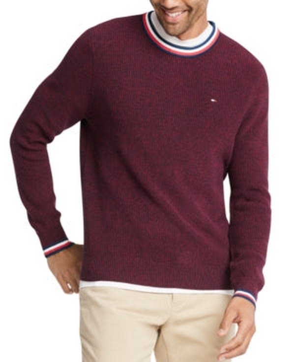 Tommy Hilfiger Men's Geneva Ribbed-Knit Sweater