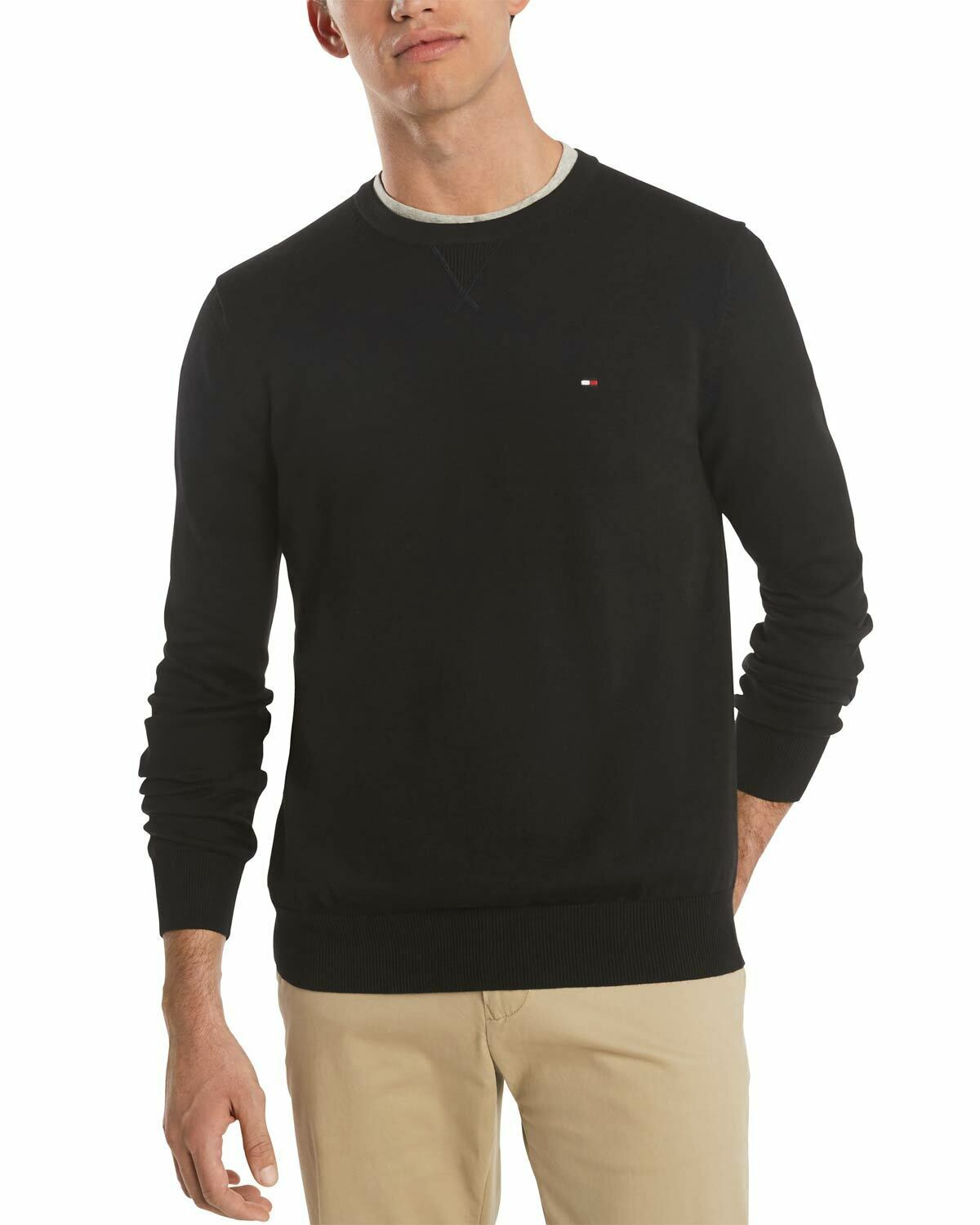 Tommy Hilfiger Men's Signature Crew-Neck Sweater
