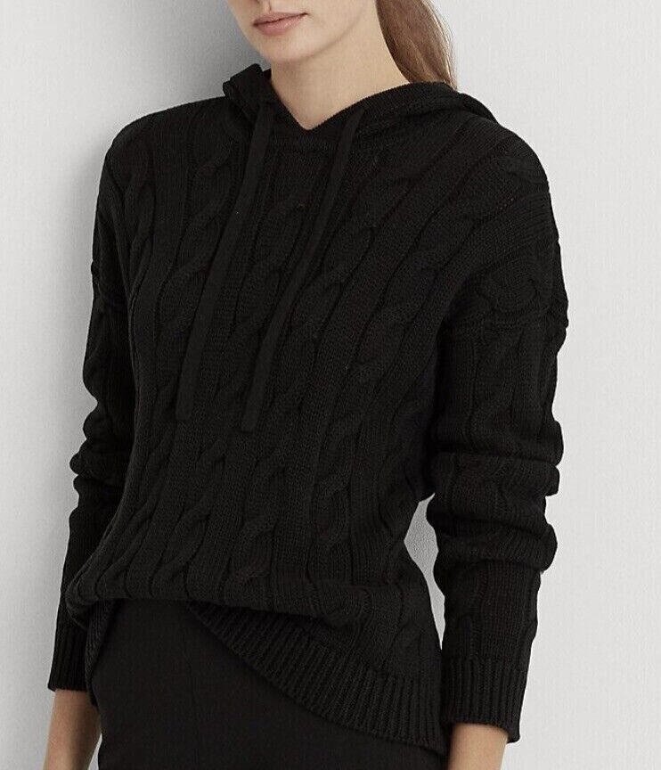 Lauren Ralph Lauren Cable-Knit Cotton Hoodie