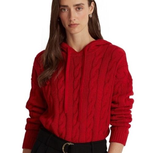 Lauren Ralph Lauren Cable-Knit Cotton Hoodie