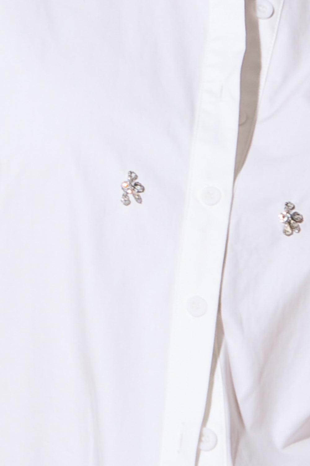 Hit or Miss Cotton Poplin Shirt