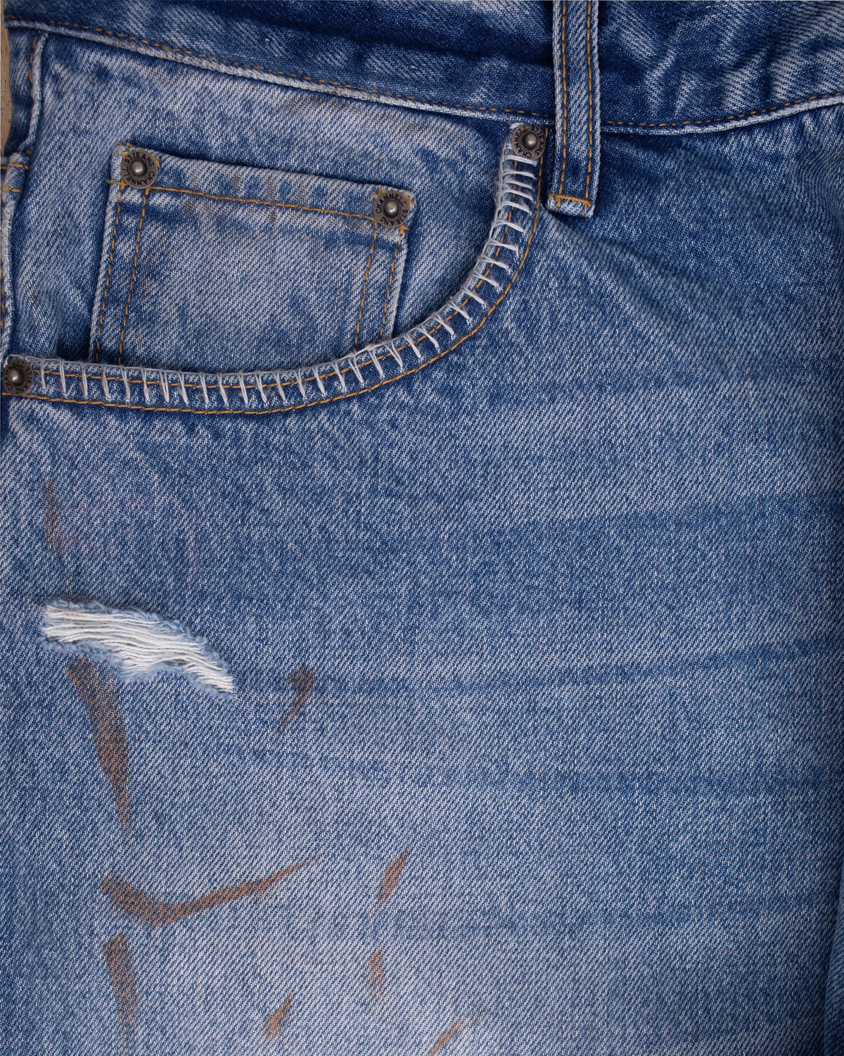 (JAPANESE SELVEDGE) TOPSTITCH DENIM